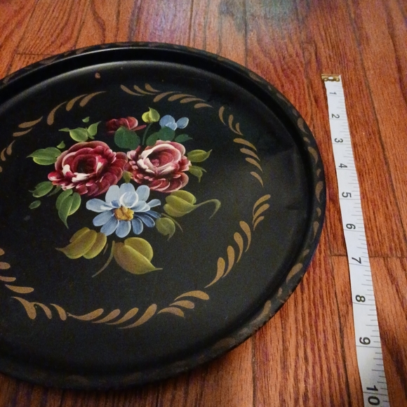 Antique Tole Tray - Picture 3 of 4